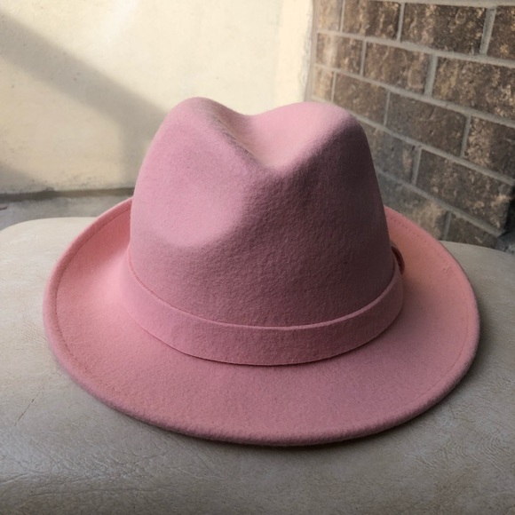 Trilby Wool Pink Hat - Picture 3 of 8